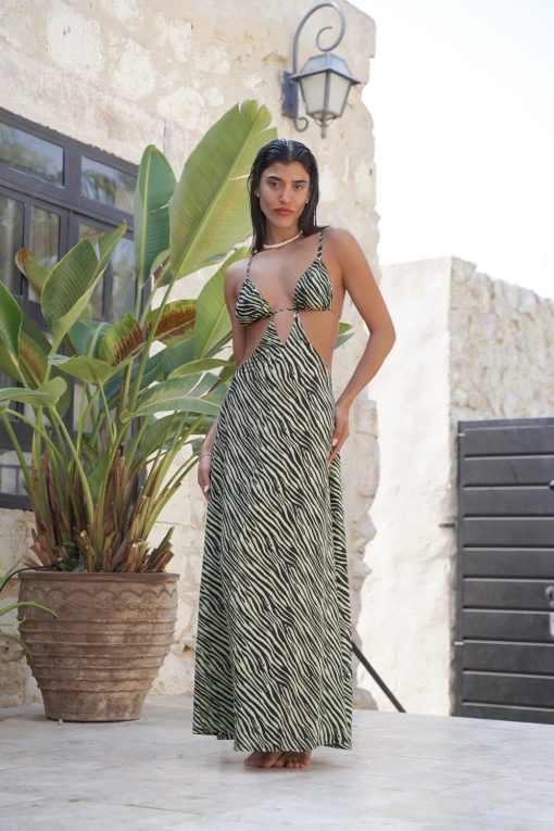 Jungle dress green