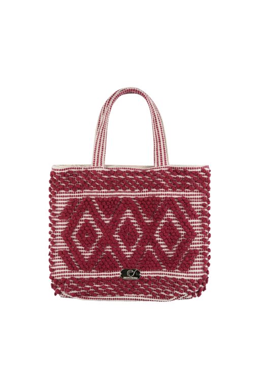 Boho bag red