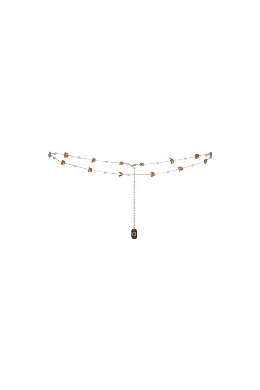 Butterfly body necklace orange