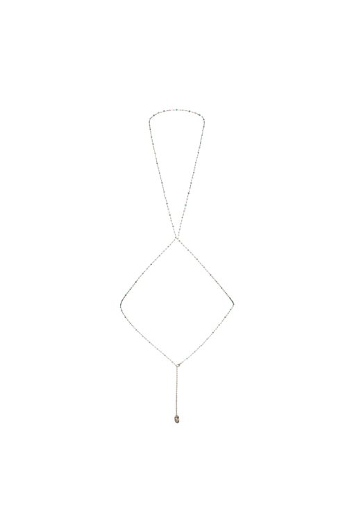 Green body necklace gold