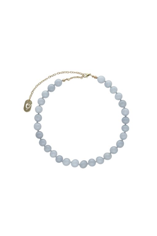 Choker necklace pink
