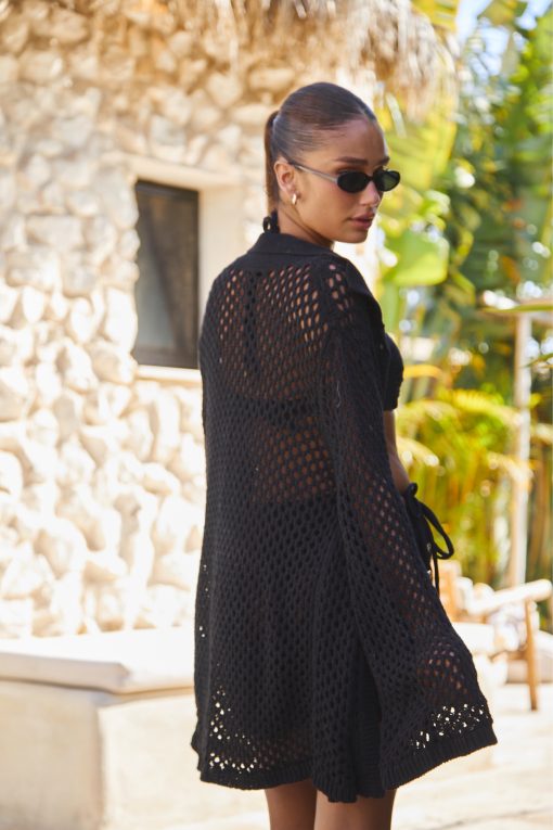 Miel knitted set black
