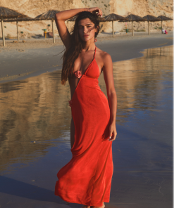 Koral flower dress
