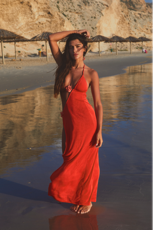 Koral flower dress